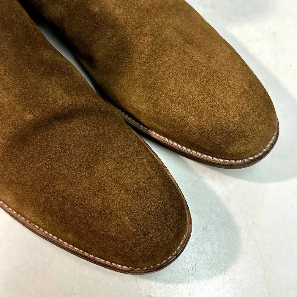 NEW HEELS Grenson Declan Chelsea Boots Snuff Suede Goodyear UK 10.5 F US 11.5 D